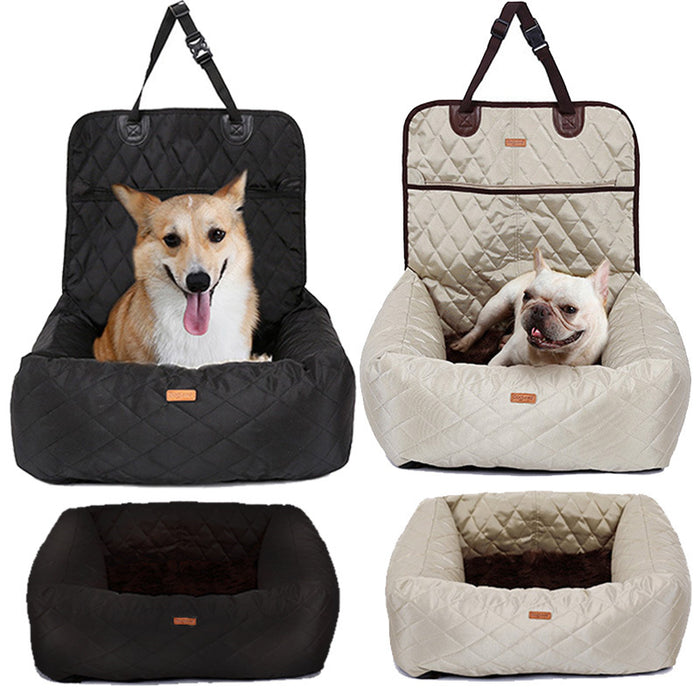 PawppiesPlug 2-in-1 Pet Dog Carrier and Car Seat Pad