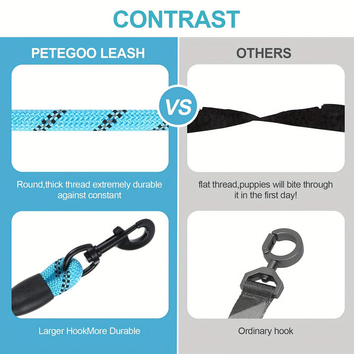 Dogs Leash with Reflective Handle