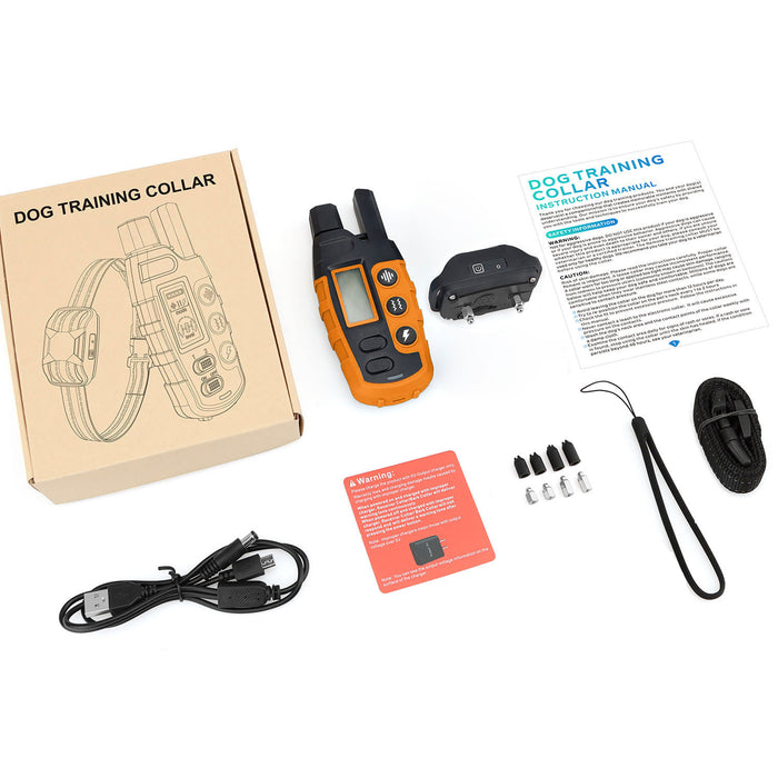 AlphaPaw™  Orange  3300Ft Remote Dog Training Collar