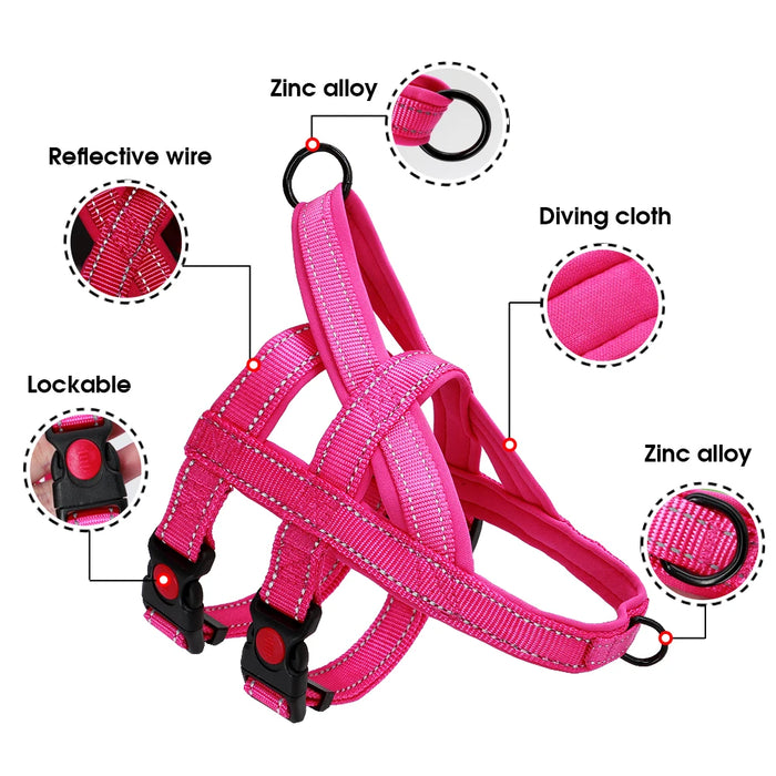 Reflective Adjustable Dog Harness Vest