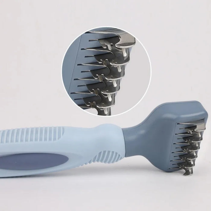 Stainless Steel Knot Knife Cat Brush