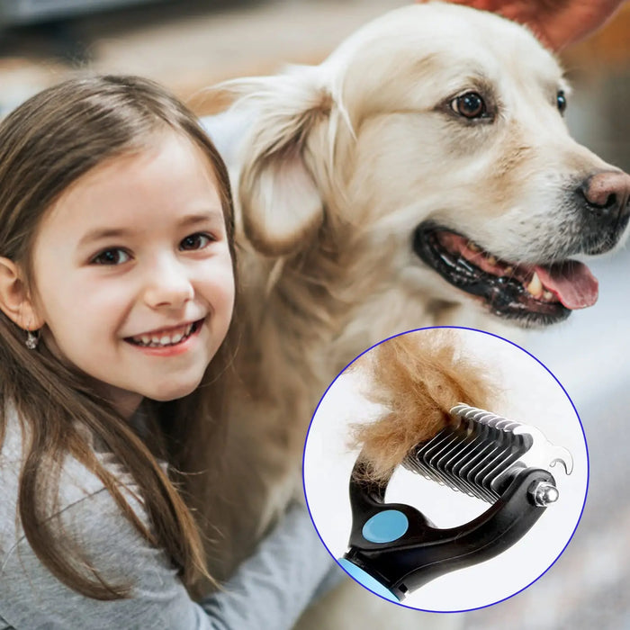 PawShed Professional Pet Deshedding Brush