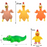 Chicken Shape Latex Chew Toy