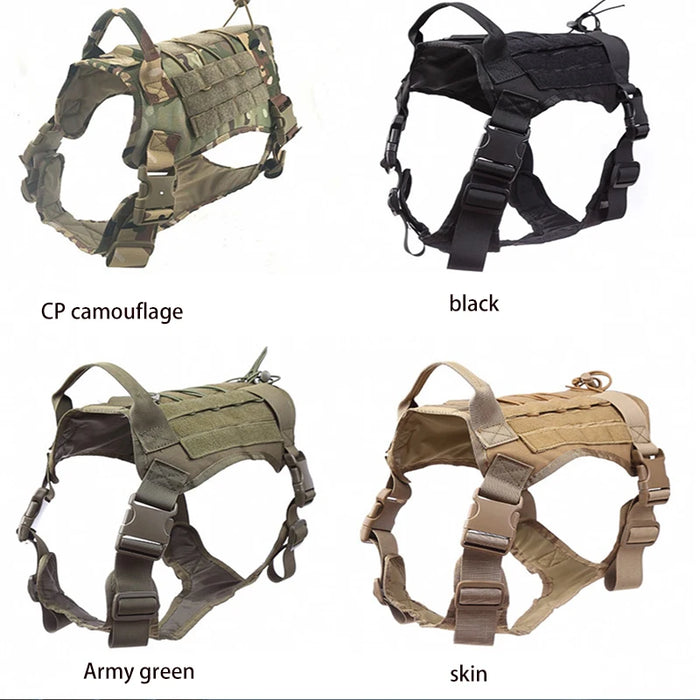 Tactical Dog Harness Military Pet Training Vest