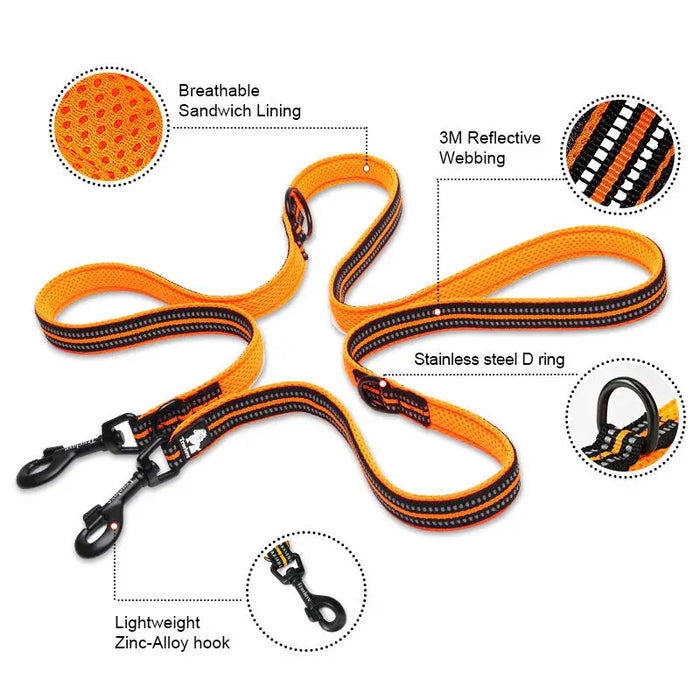 7 In 1 Multi-Function Adjustable Leash