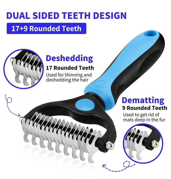 PawShed Professional Pet Deshedding Brush