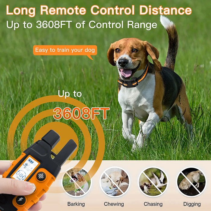 AlphaPaw™ 3300Ft Remote Dog Training Collar – Safe & Effective Behavior Correction