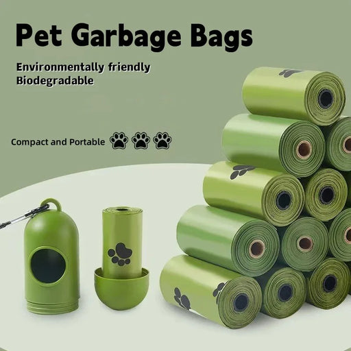 Bolsas biodegradables para desechos de mascotas