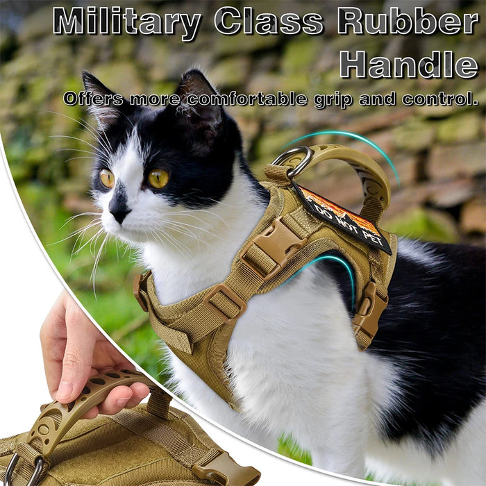 Tactical Cat Harness for Small Dog