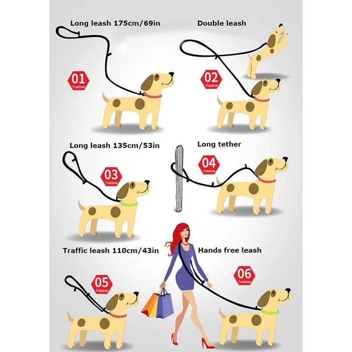 7 In 1 Multi-Function Adjustable Leash