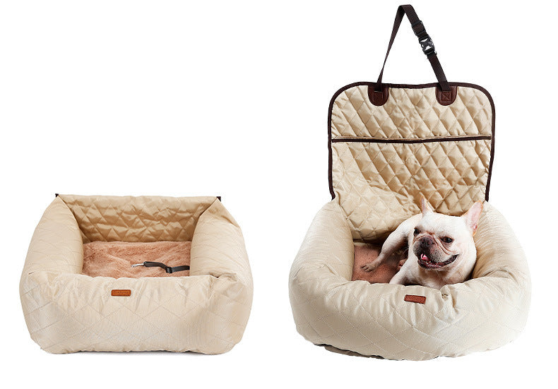 PawppiesPlug 2-in-1 Pet Dog Carrier and Car Seat Pad